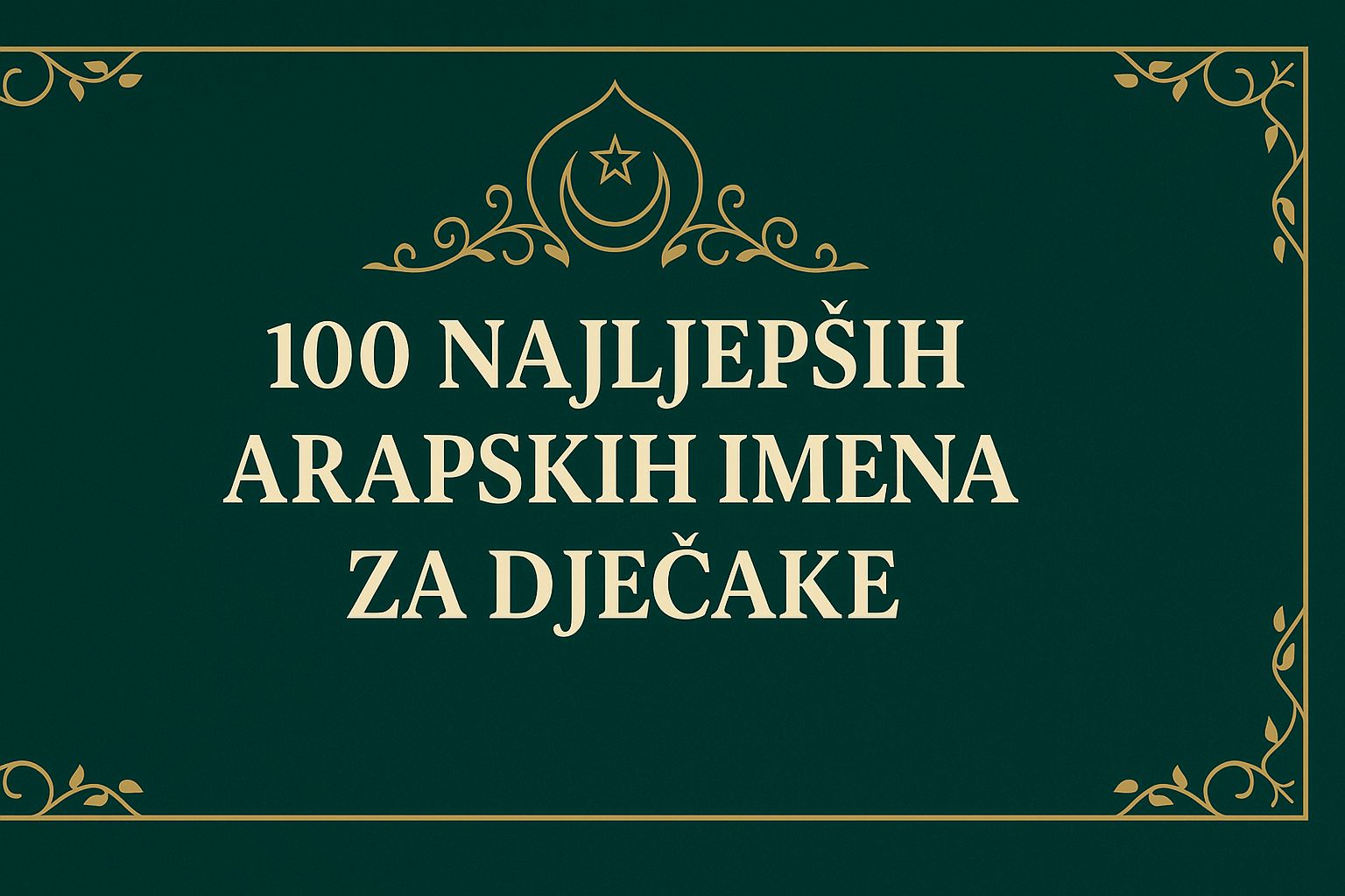 moderna arapska imena muska