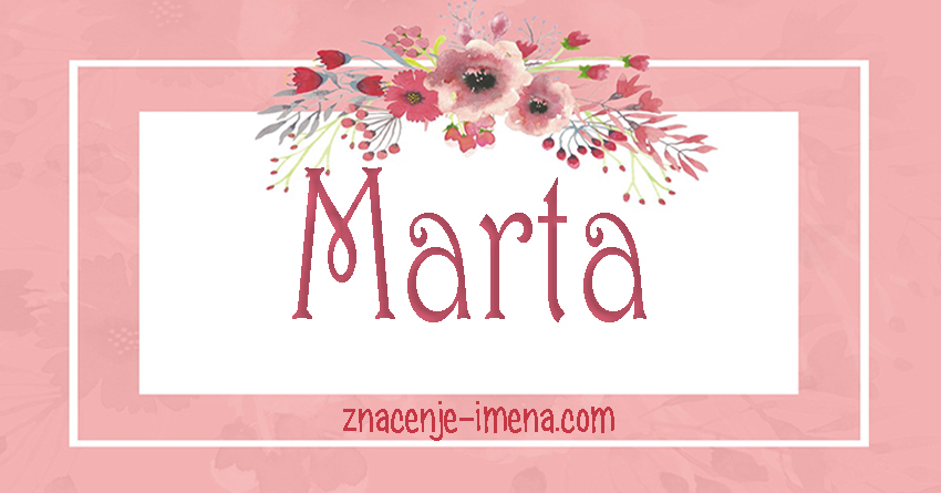 Ime Marta slika