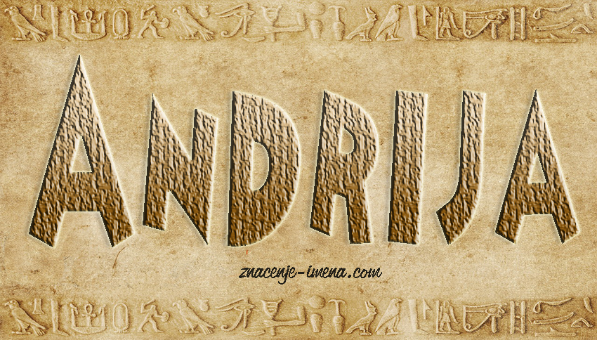 Značenje imena Andrija