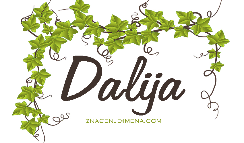 značenje imena Dalija