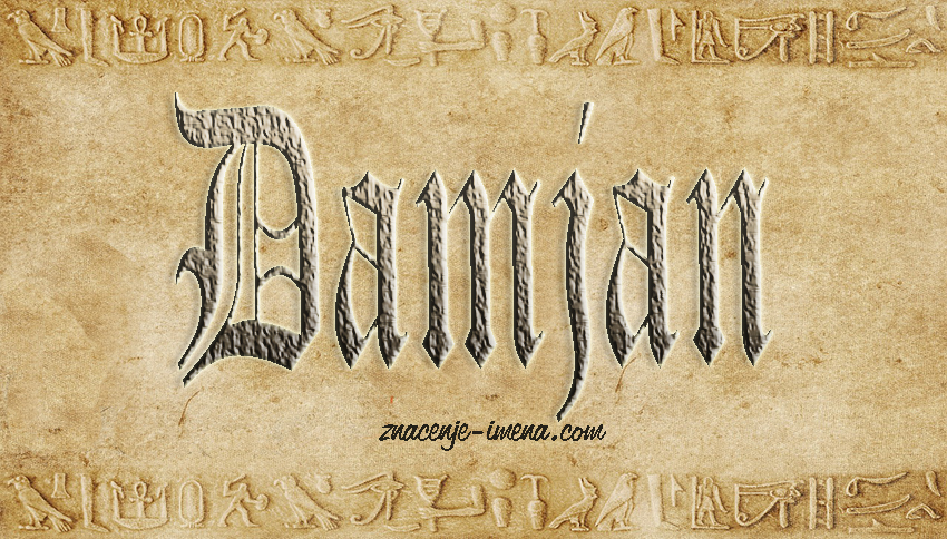 Značenje imena Damjan