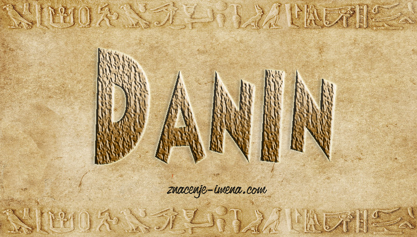 Značenje imena Danin